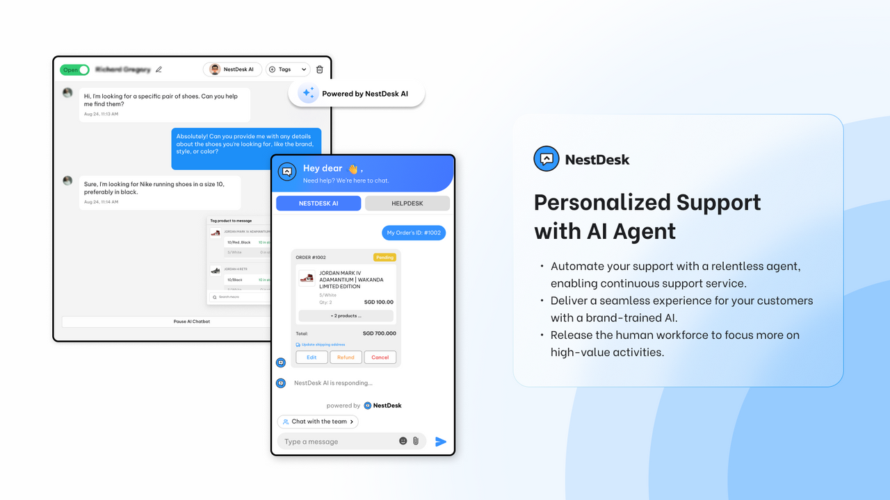 Automate answering questions with AI chatbot