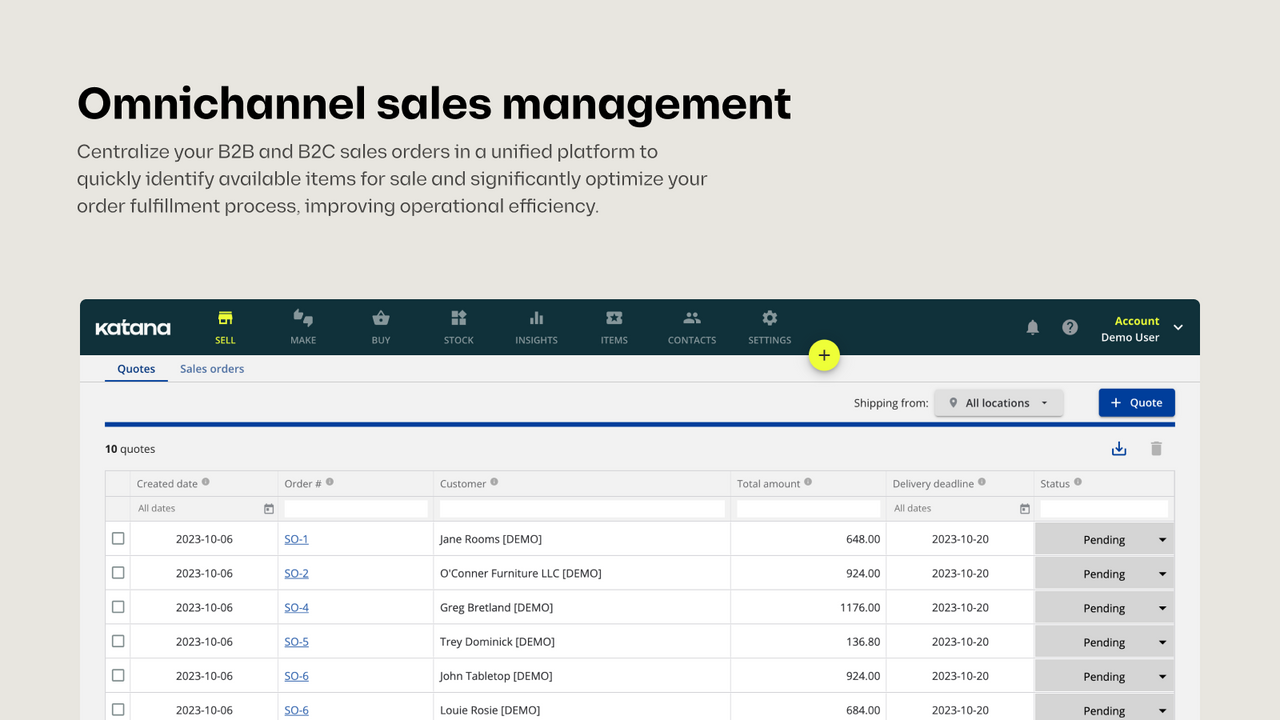 Omnichannel sales management to optimize your order fulfillment