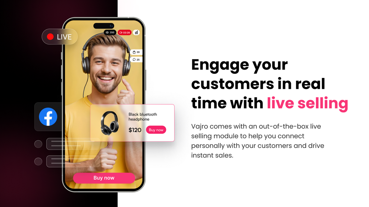 Drive impulse shopping like never before with live videos