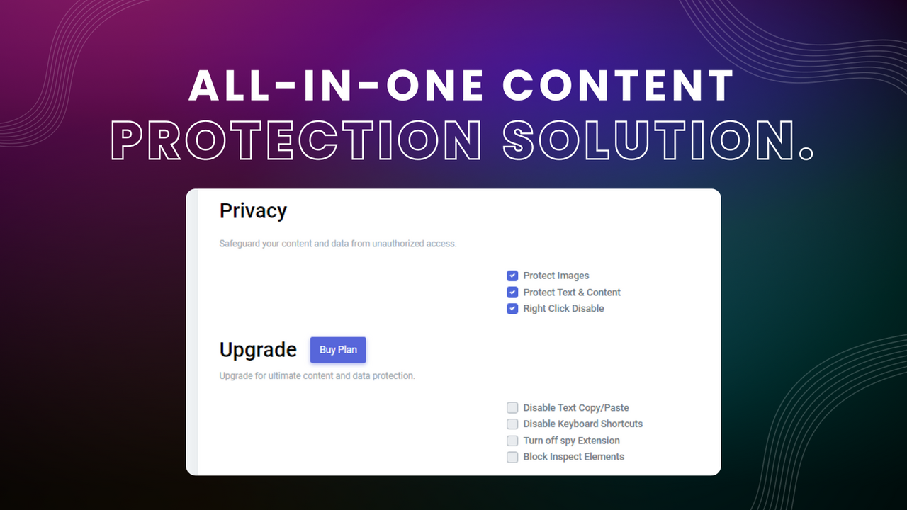 Gorilla Content Protector - All in One Solution