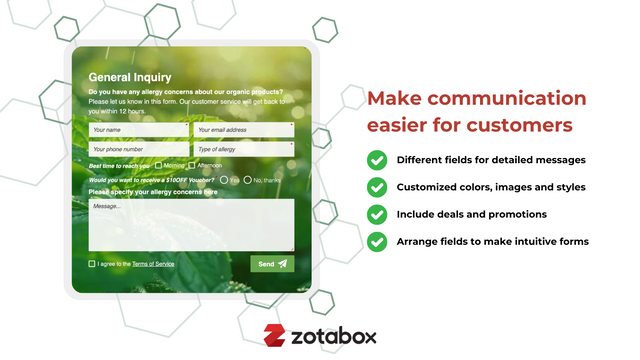 Zotabox Contact Form Builder