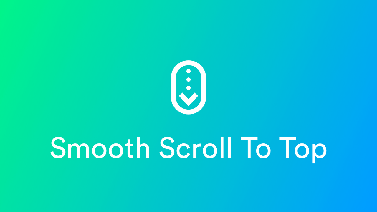 Smooth Scroll To Top