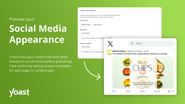 Image showcasing the Social Media Appearance tool