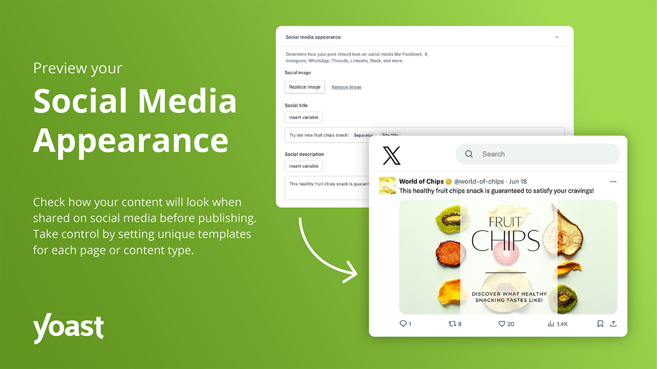 Image showcasing the Social Media Appearance tool