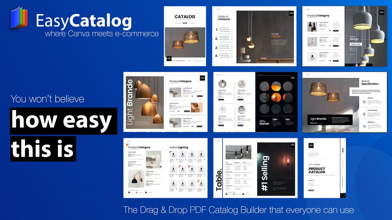 EasyCatalog - Where Canva meets e-commerce for PDF catalogs