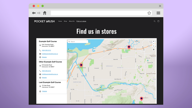 ShopLocal Store Locator