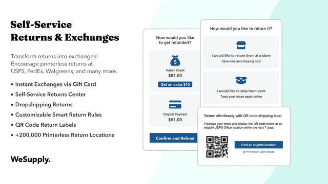 WeSupply Returns & Exchanges