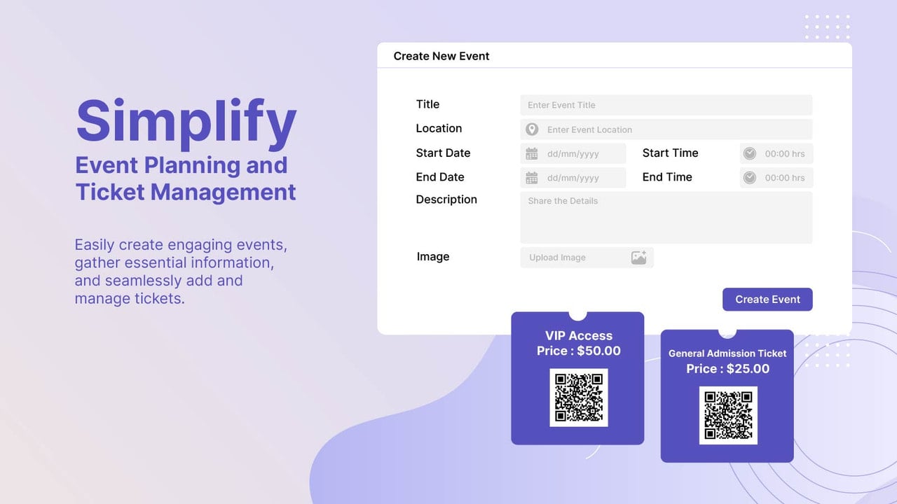 Simplify event planning on your Shopify Store