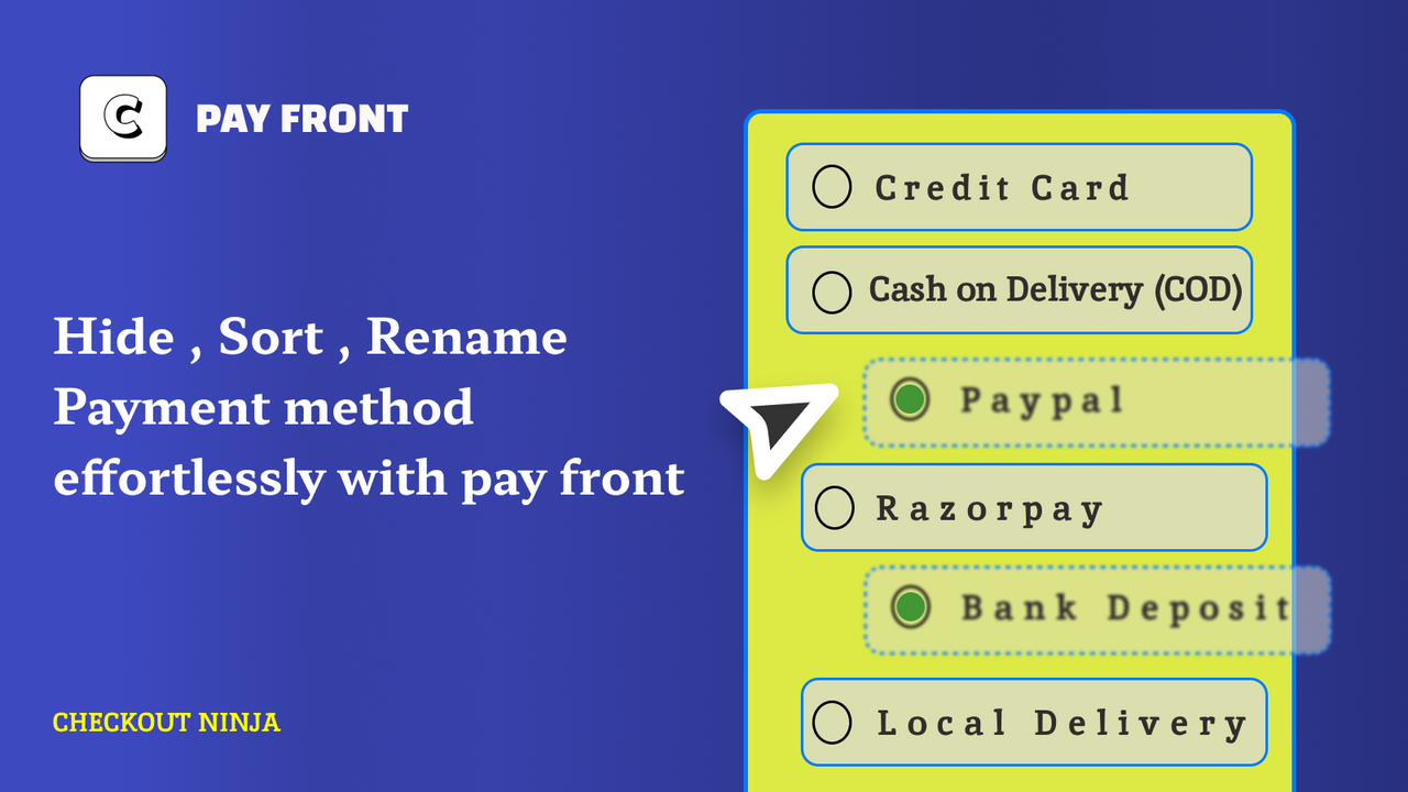 Payfront: Hide payment method