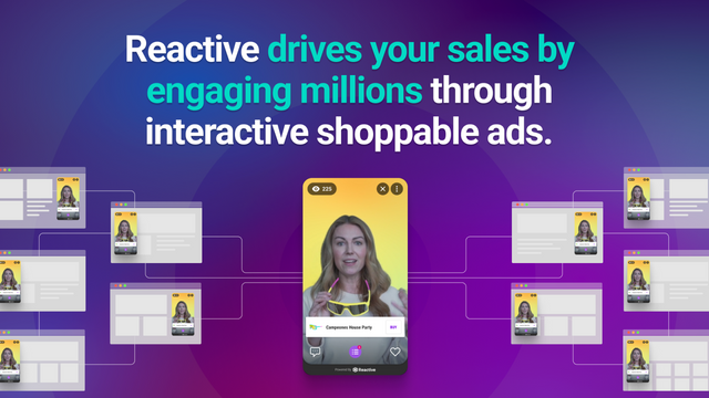 Reactive Live & Shoppable Ads