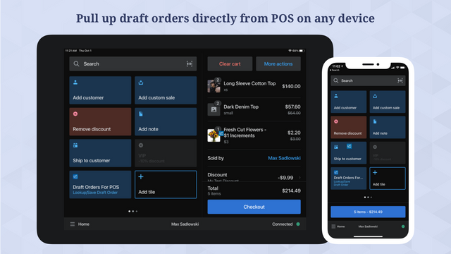 BentoSMB Draft Orders For POS