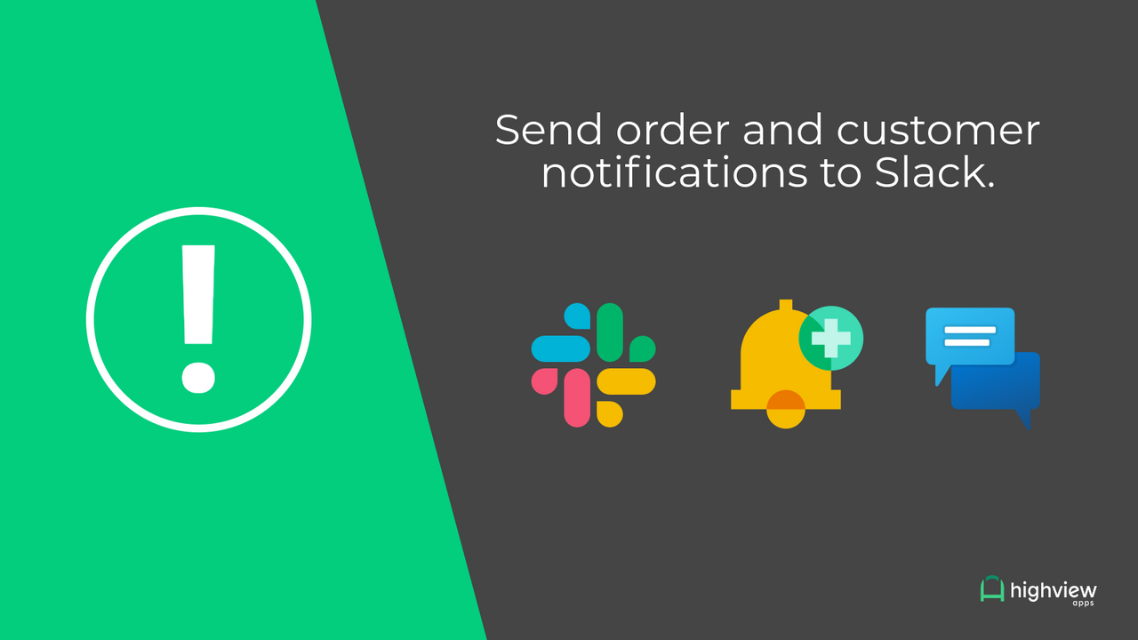 Send order notifications to Slack