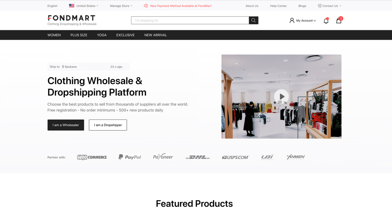 FondMart Home Page