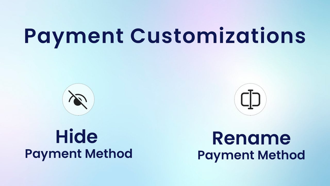 Hide payment method