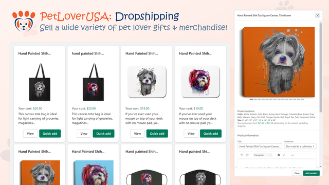 PetLoverUSA: Dropshipping