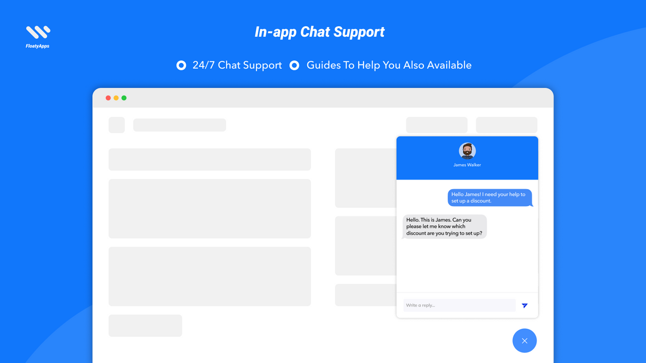 in-app chat suppport