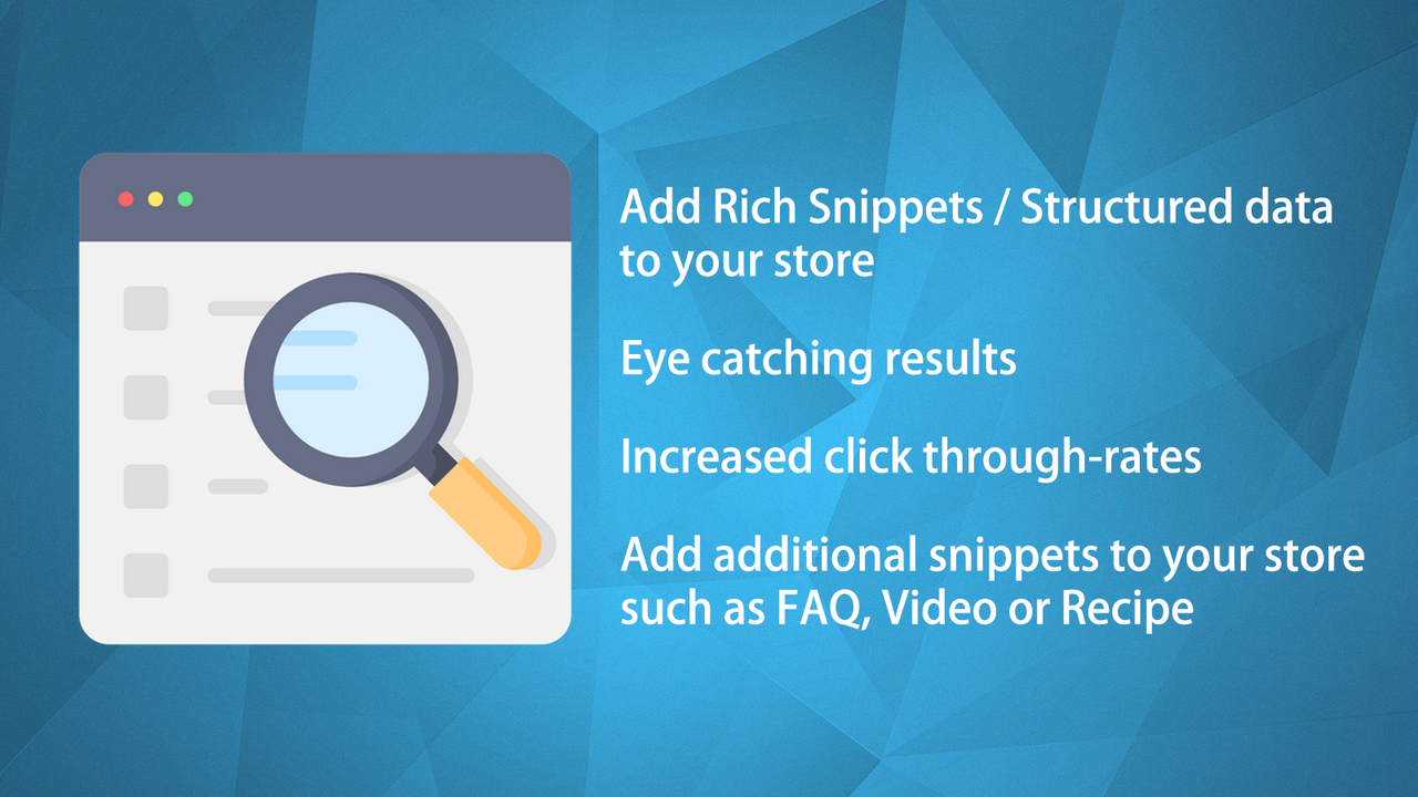 Add Rich Snippets / Structured data to your store