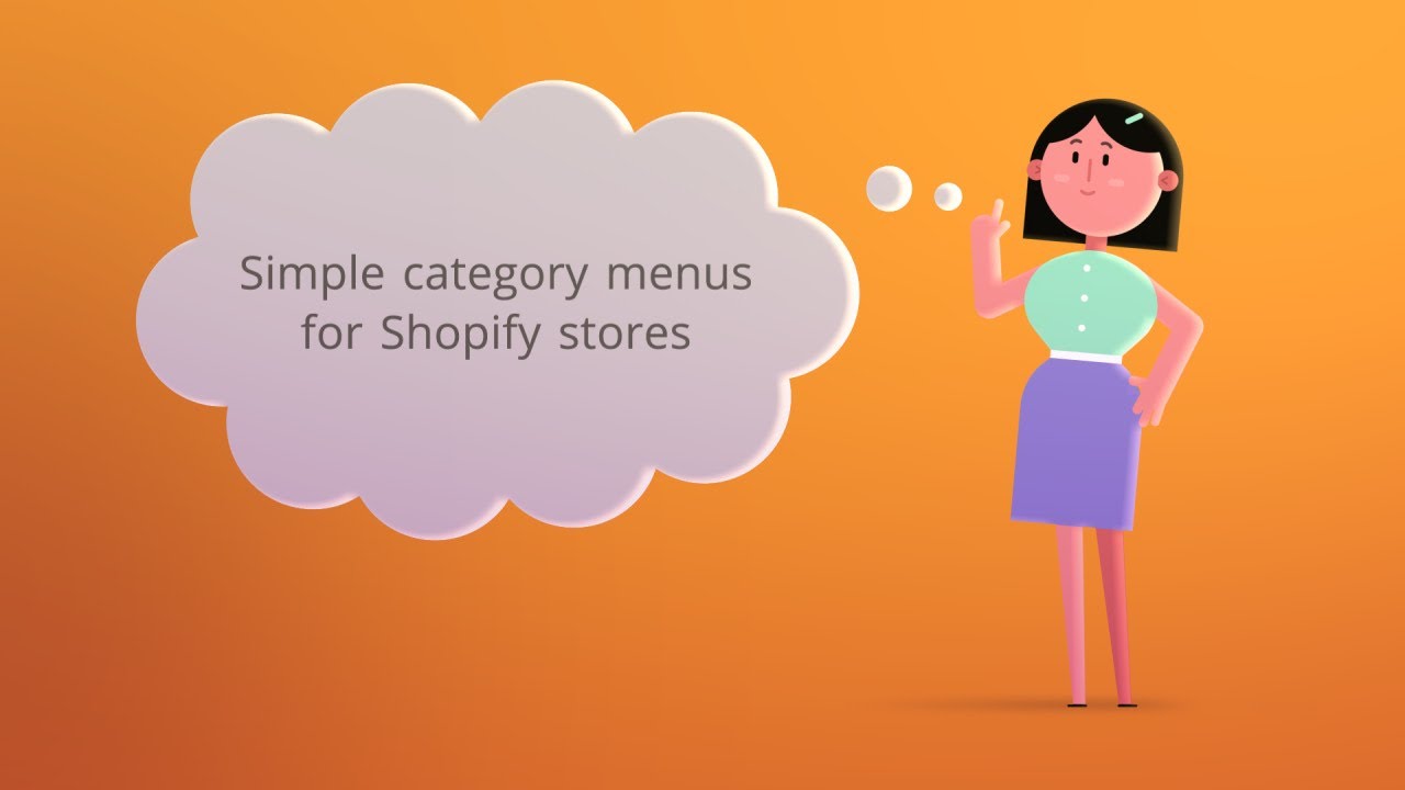 Display nested categories in your menu for easy customer navigation.