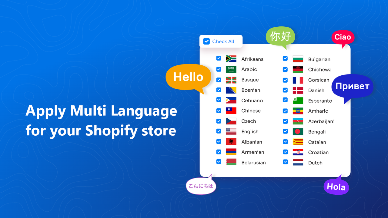 QTrans language translate basic settings