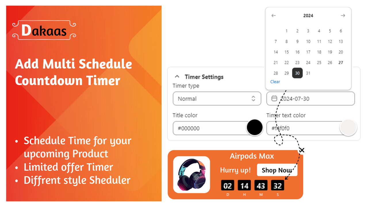 Add Countdown Timer on your Product