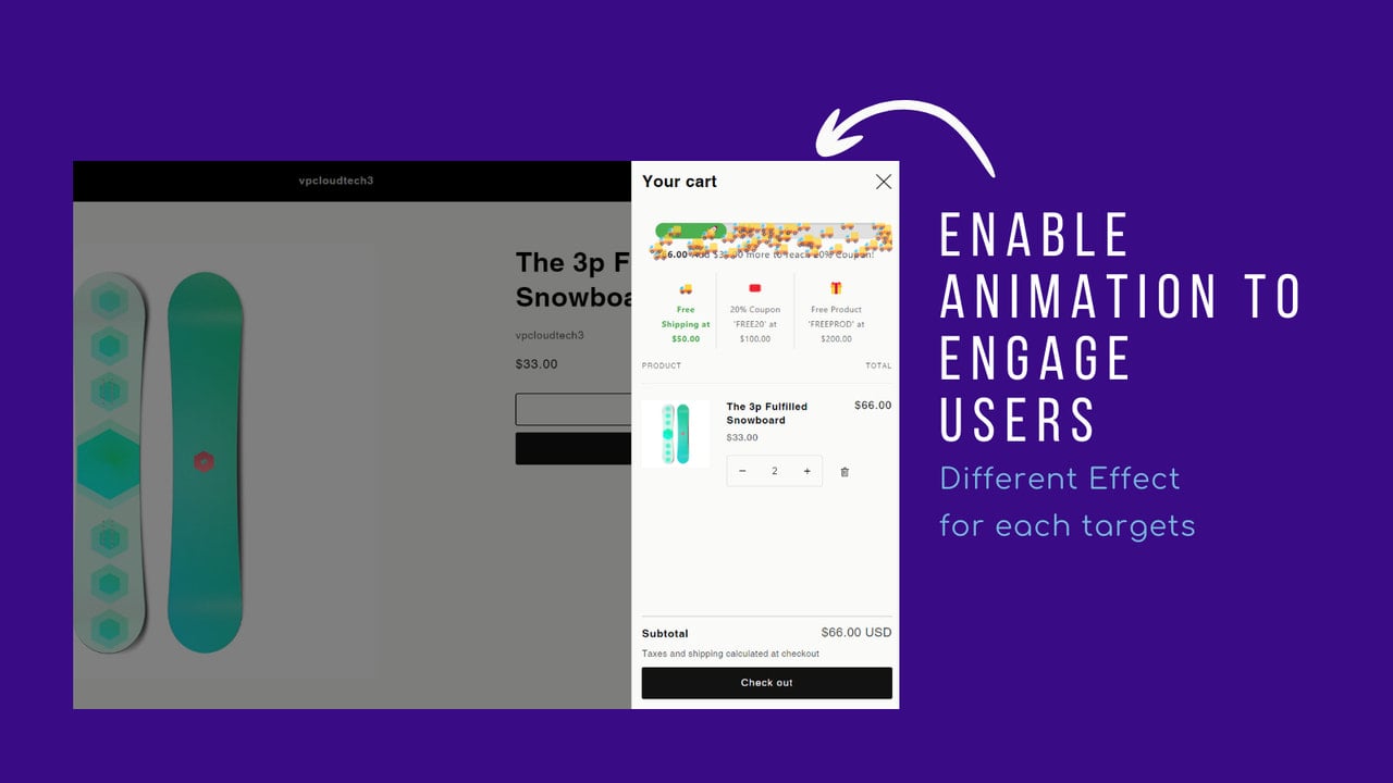 Animation for each target