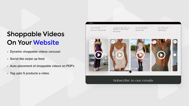 Videeo: Shoppable Videos