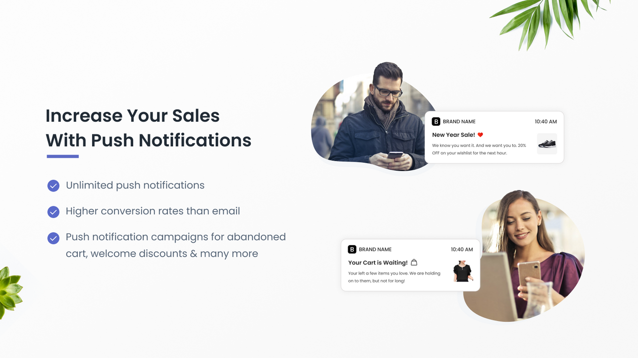 Engage with push notifications