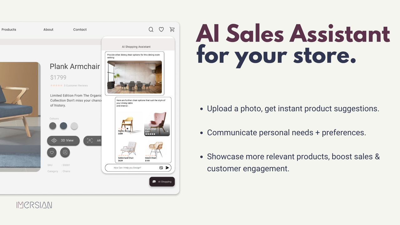 AI Shopping Assistant for personalized product suggestions