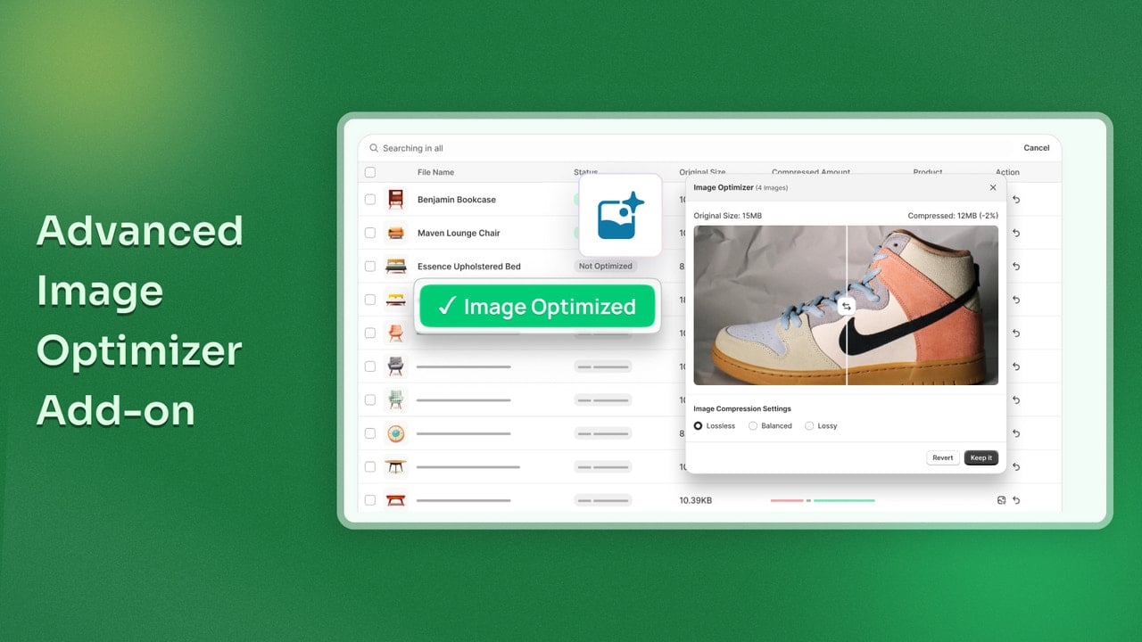 image optimizer, image compression, image format convert