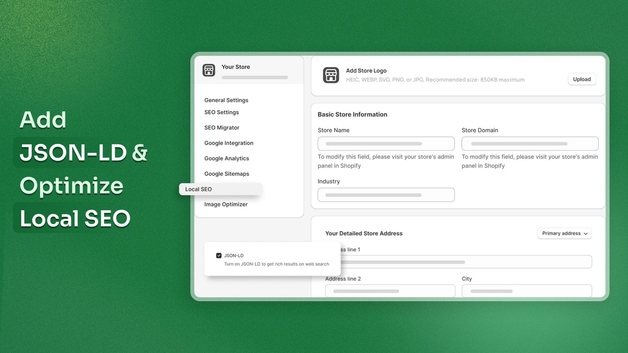 StoreSEO Local SEO With JSON-LD