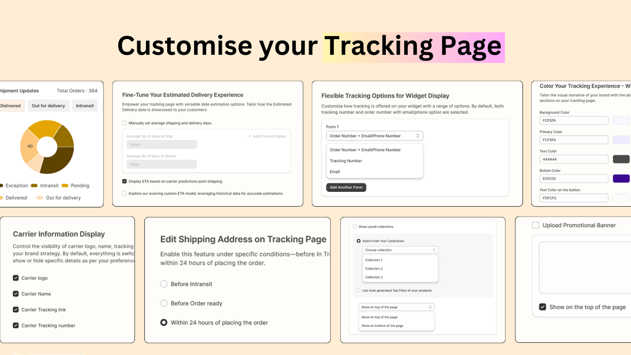 Tracking pages