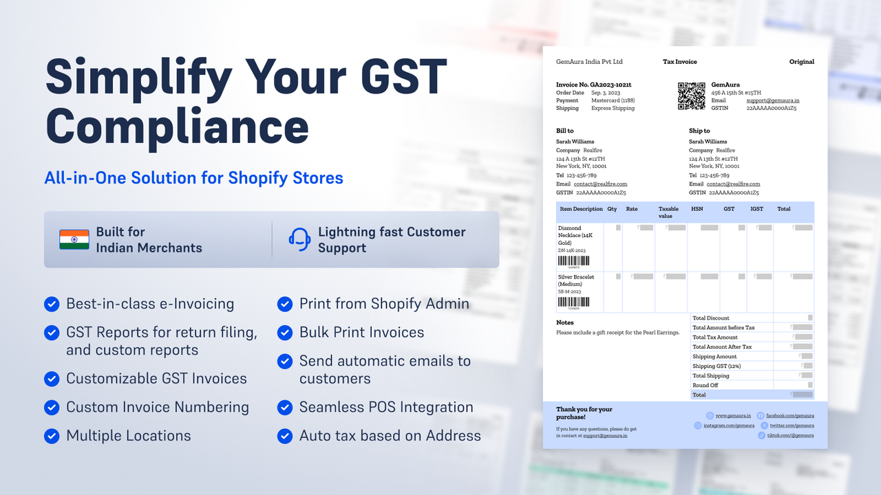 GST Pro ‑ Invoices for India