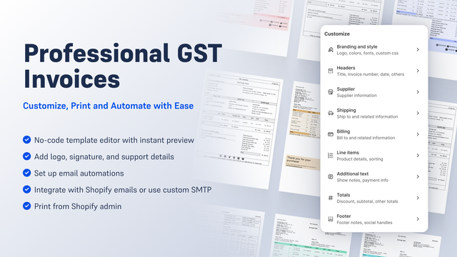 GST Pro ‑ Invoices for India