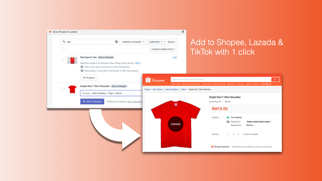 Easy Shopee, Lazada & TikTok