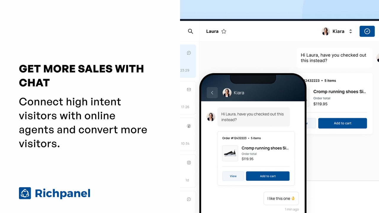 Get sales through live chat