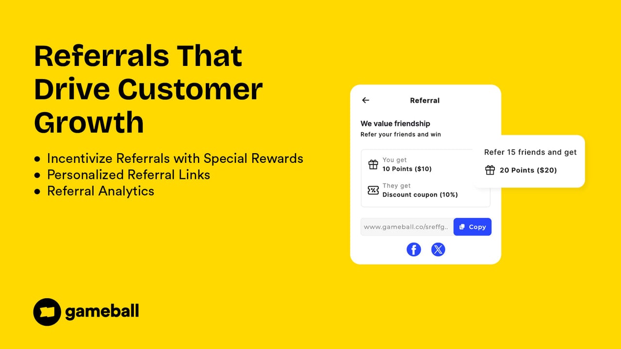 Acquire New Customers When Shoppers Refer Friends. refer. friend