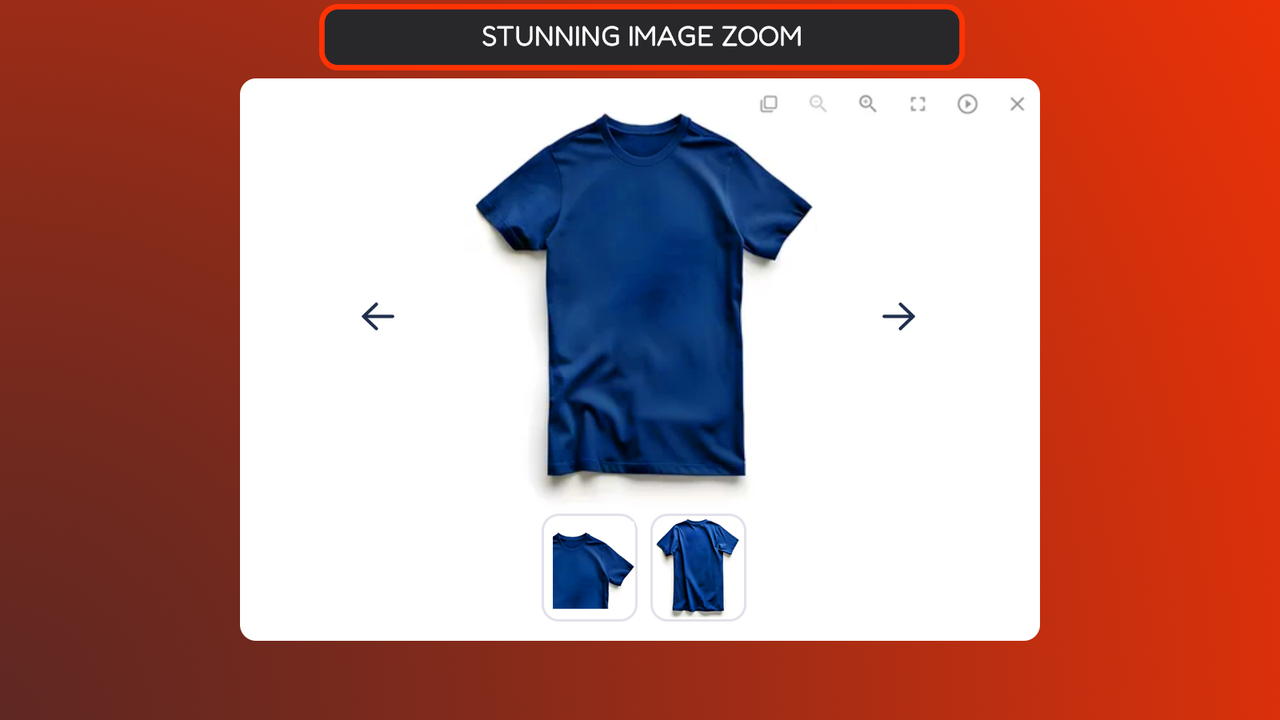 Image zoom, variant image, image optimizer, lightbox gallery