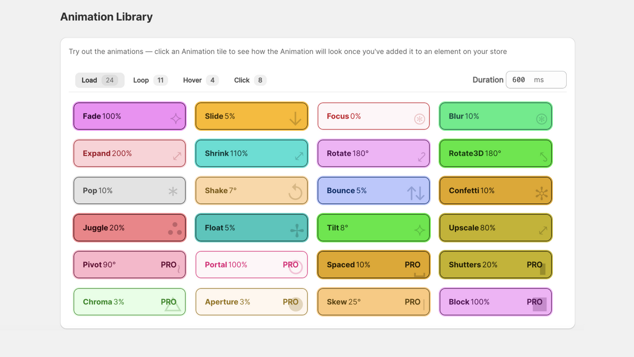 exploring rombo's shopify animations library