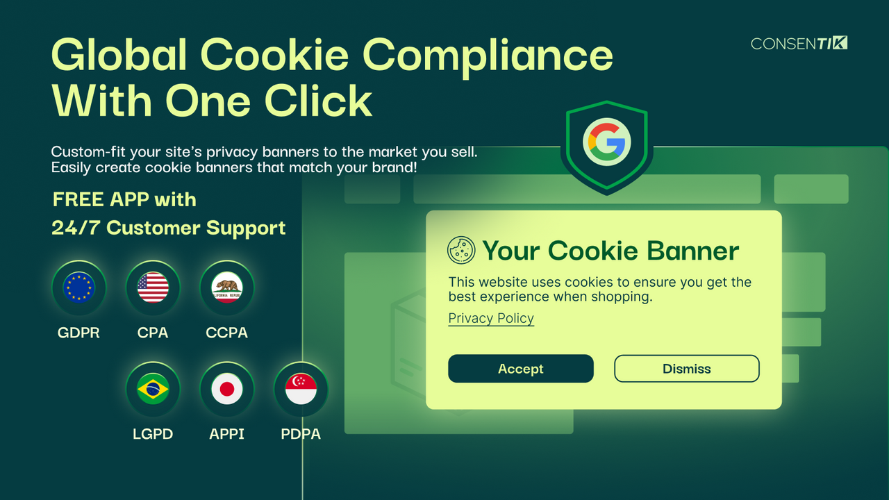 Consentik GDPR Cookies Banner