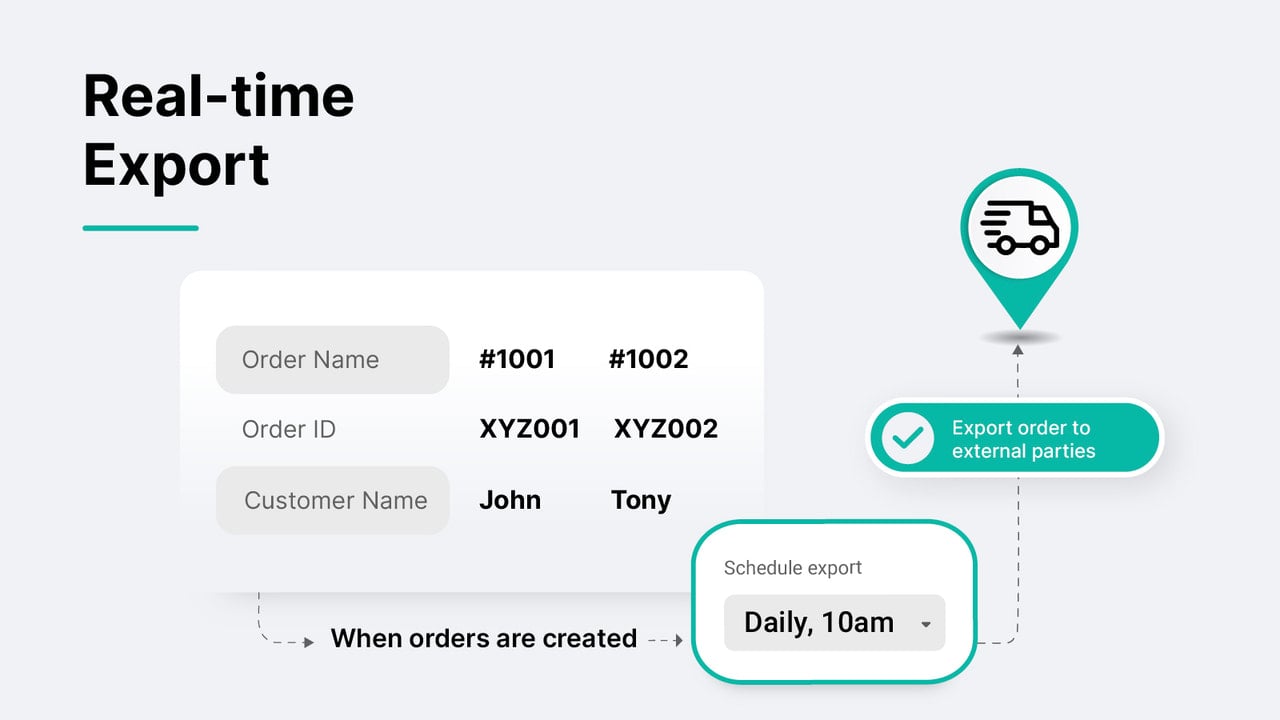 Automate your export by scheduling