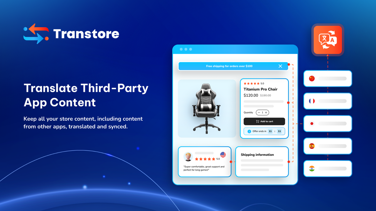 Translate Third-Party App Content: Product Reviews, Discounts