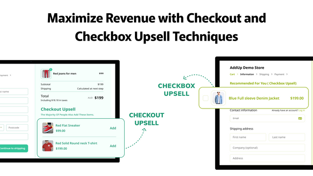 Boost Shopify Store Sales with Checkbox and Checkout Upsell