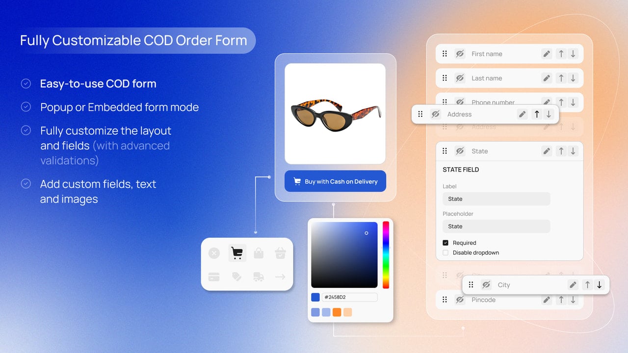 Custmize the design and layout of your form