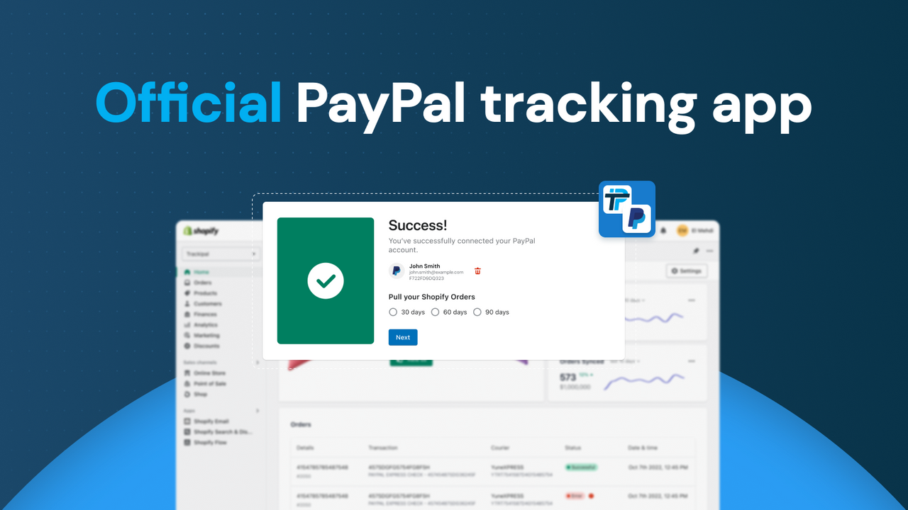 With TrackiPal PayPal Tracking Sync you get your funds faster!