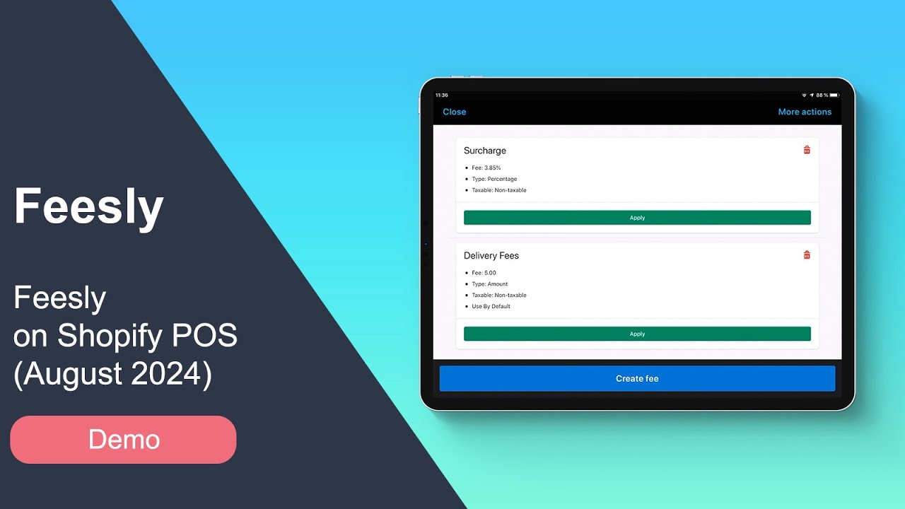 Feesly: Surcharge & Fees (POS)