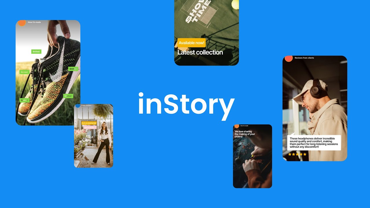 Boost customer engagement with Instagram-like stories that showcase exclusive content and promotions directly on your store.