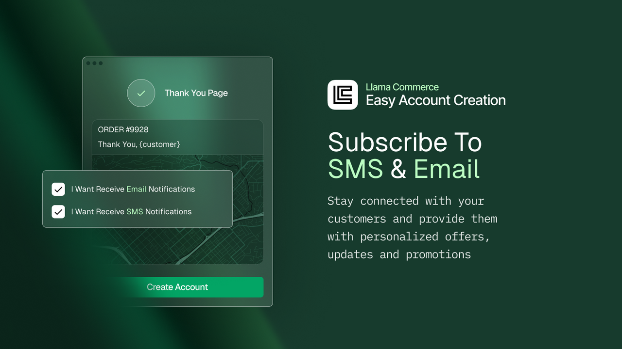 Subscribe to SMS and Email