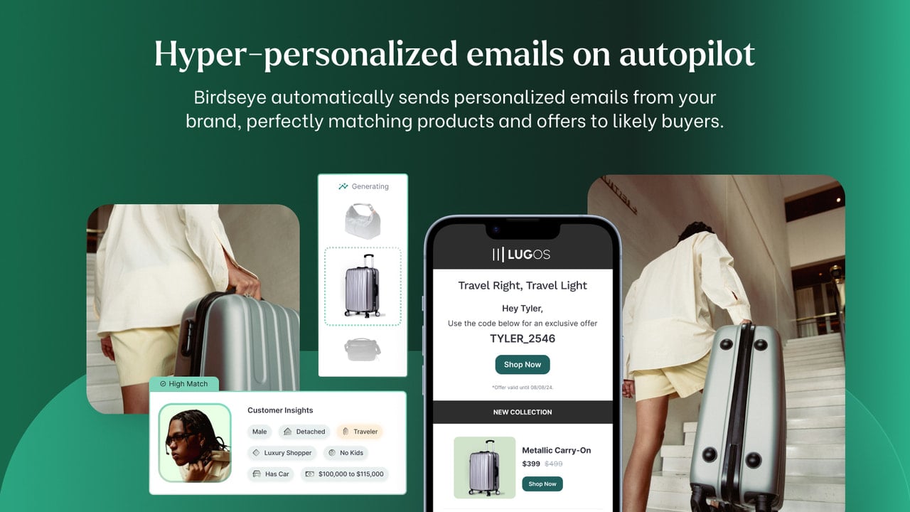 Personalized email marketing, automatically