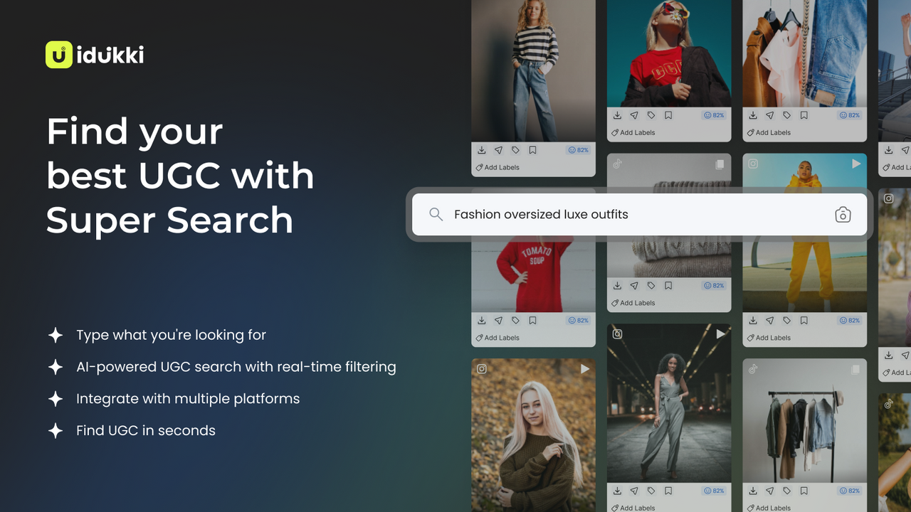 Find your best UGC with Super Search