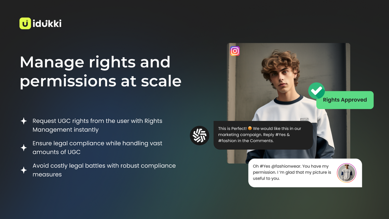 Manage rights and permissions at scale